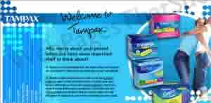 Tampax is sticky bad