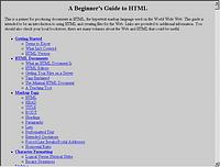 University of Illinois beginners guide to HTML