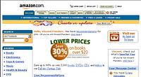 Amazon dot com in October 2001