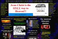 Jesus Christ is the ONLY way to heaven's! web site sucks